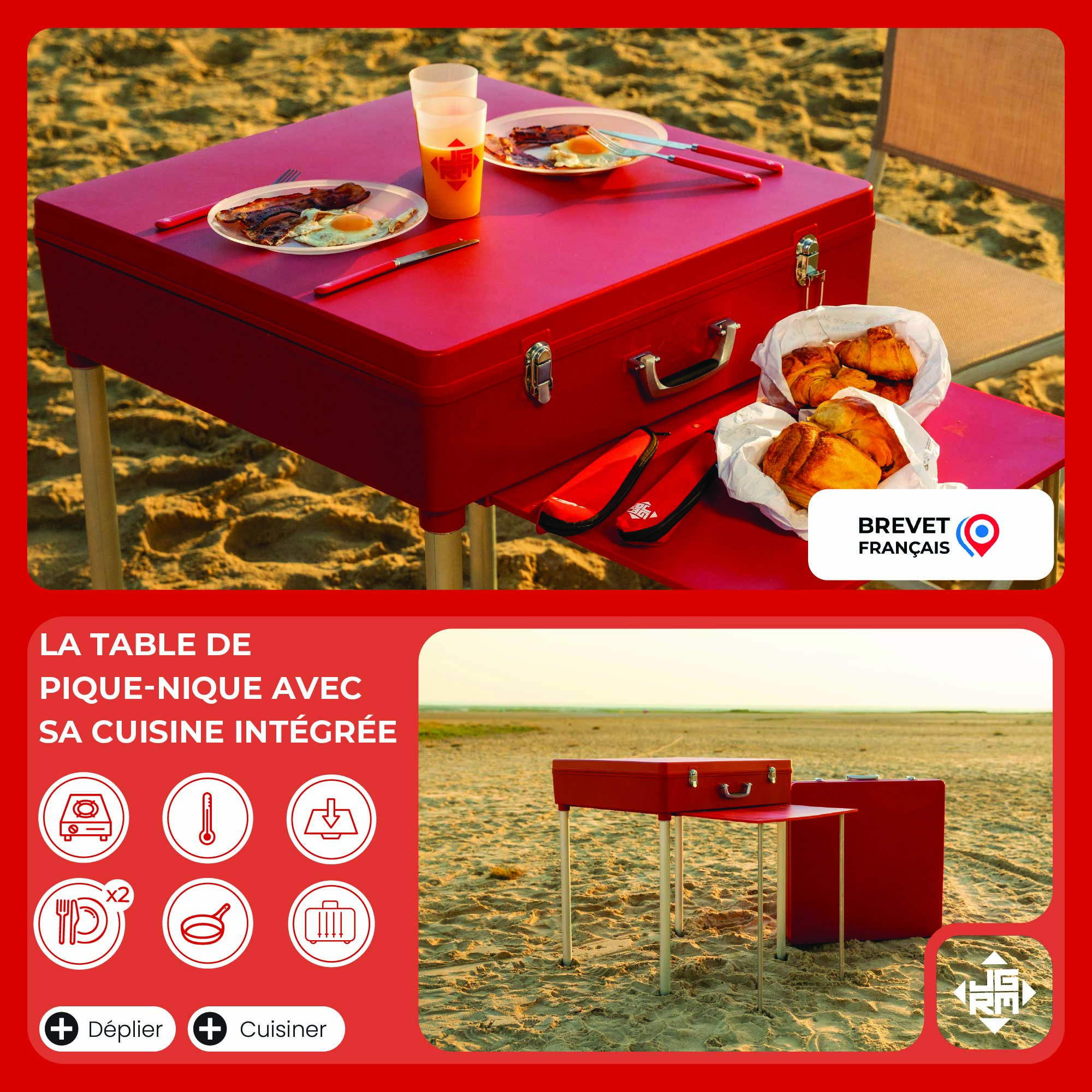 <h2 class="title_acces" style="text-align: left;">JGRM - <span class="highlight">NAO1</span> - Table de pique-nique et sa cuisine intégrée</h2> – Image 10